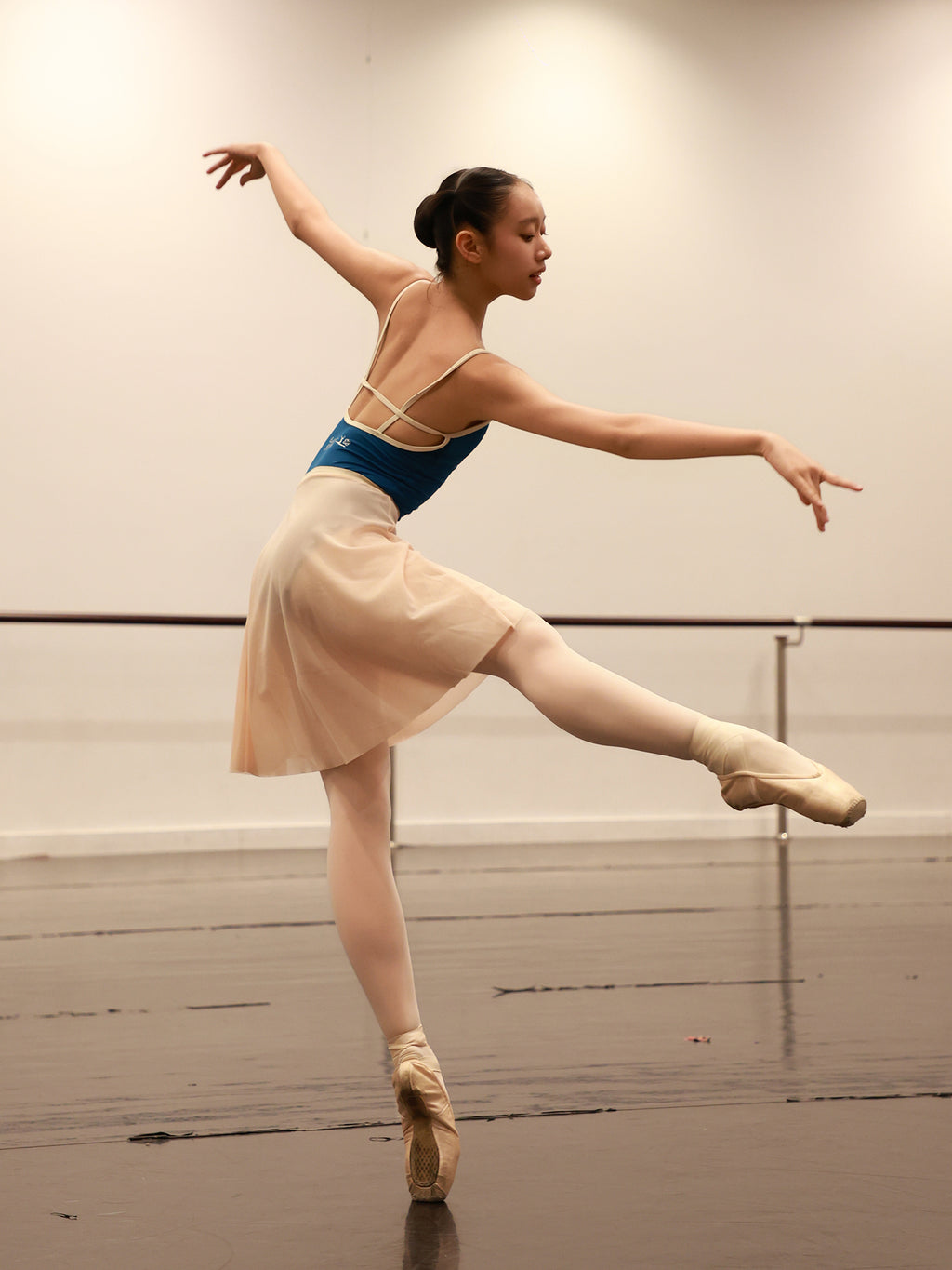 AEDC Color Block Cami Leotard
