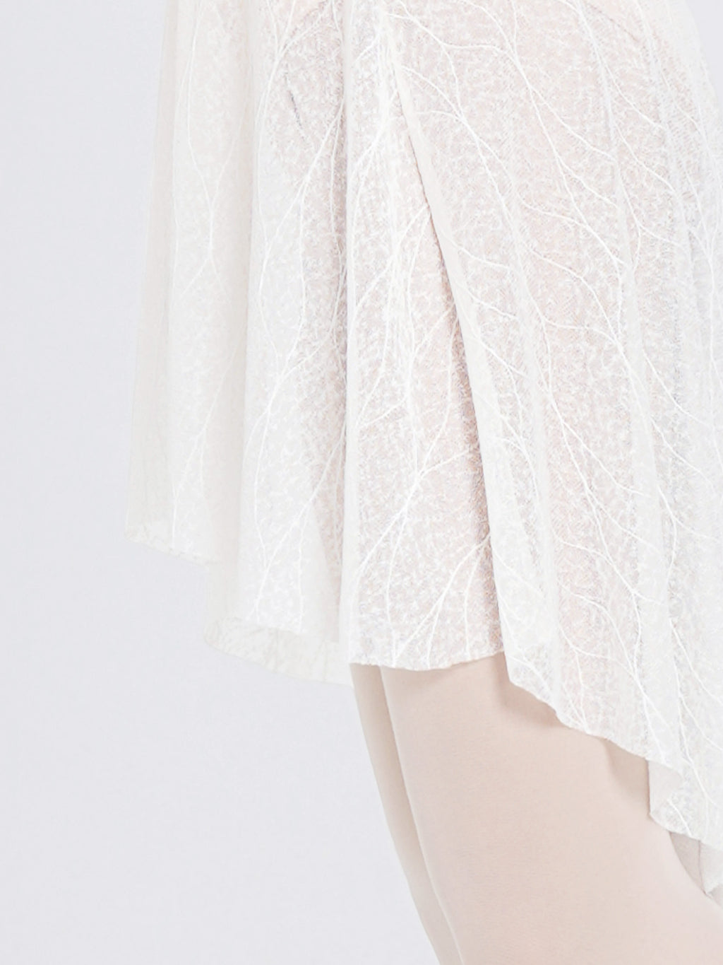 Tie Waist Midi Tulle Ballet Skirt