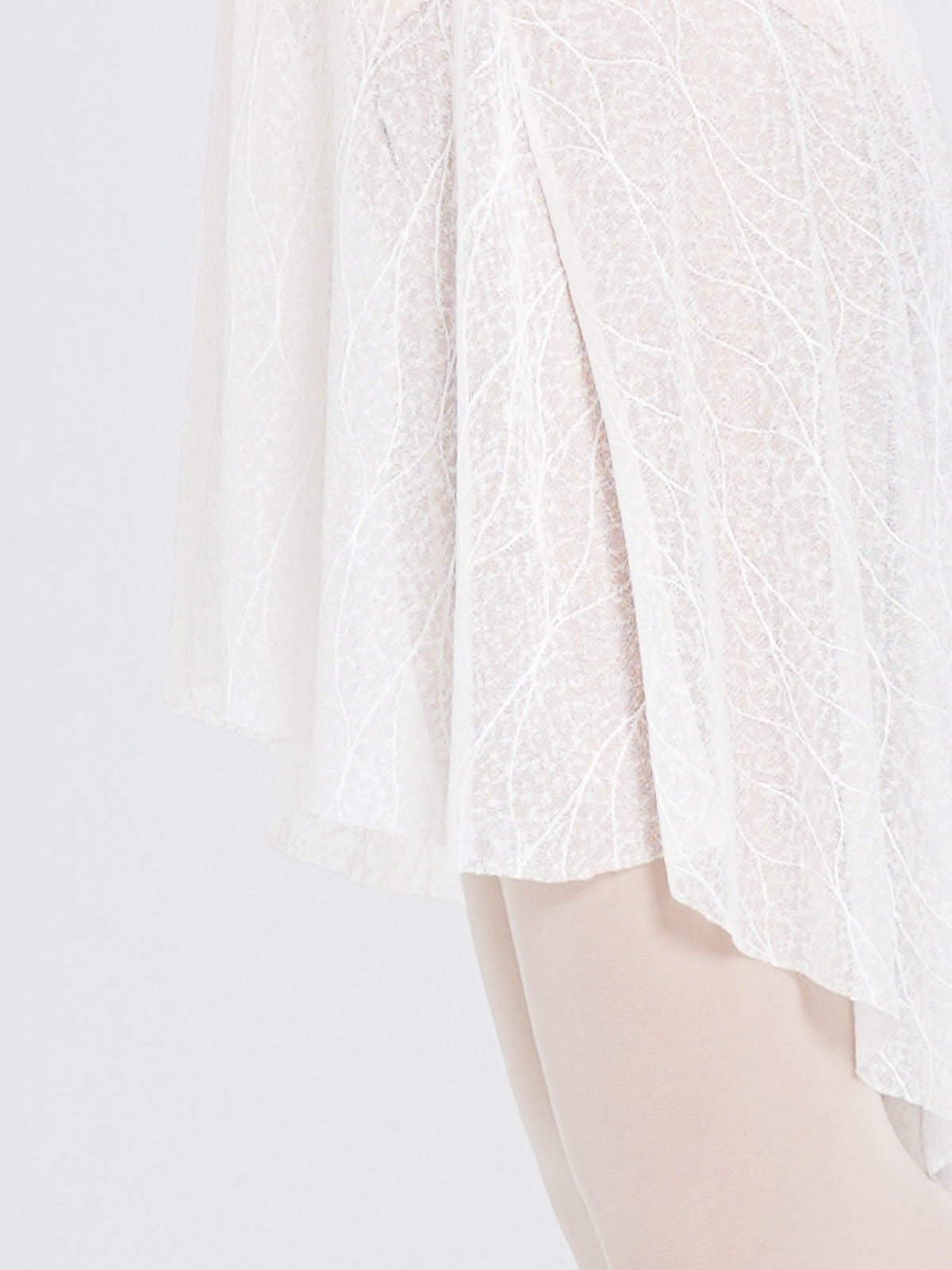 Elastic Waist Water Tulle Ballet Skirt