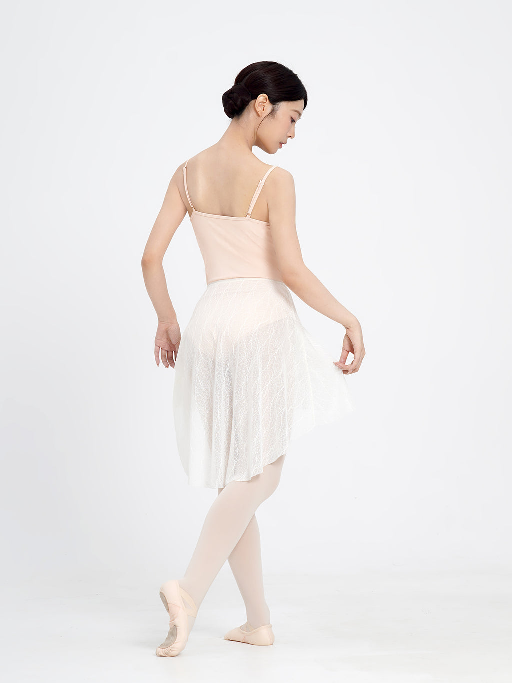 Elastic Waist Water Tulle Ballet Skirt