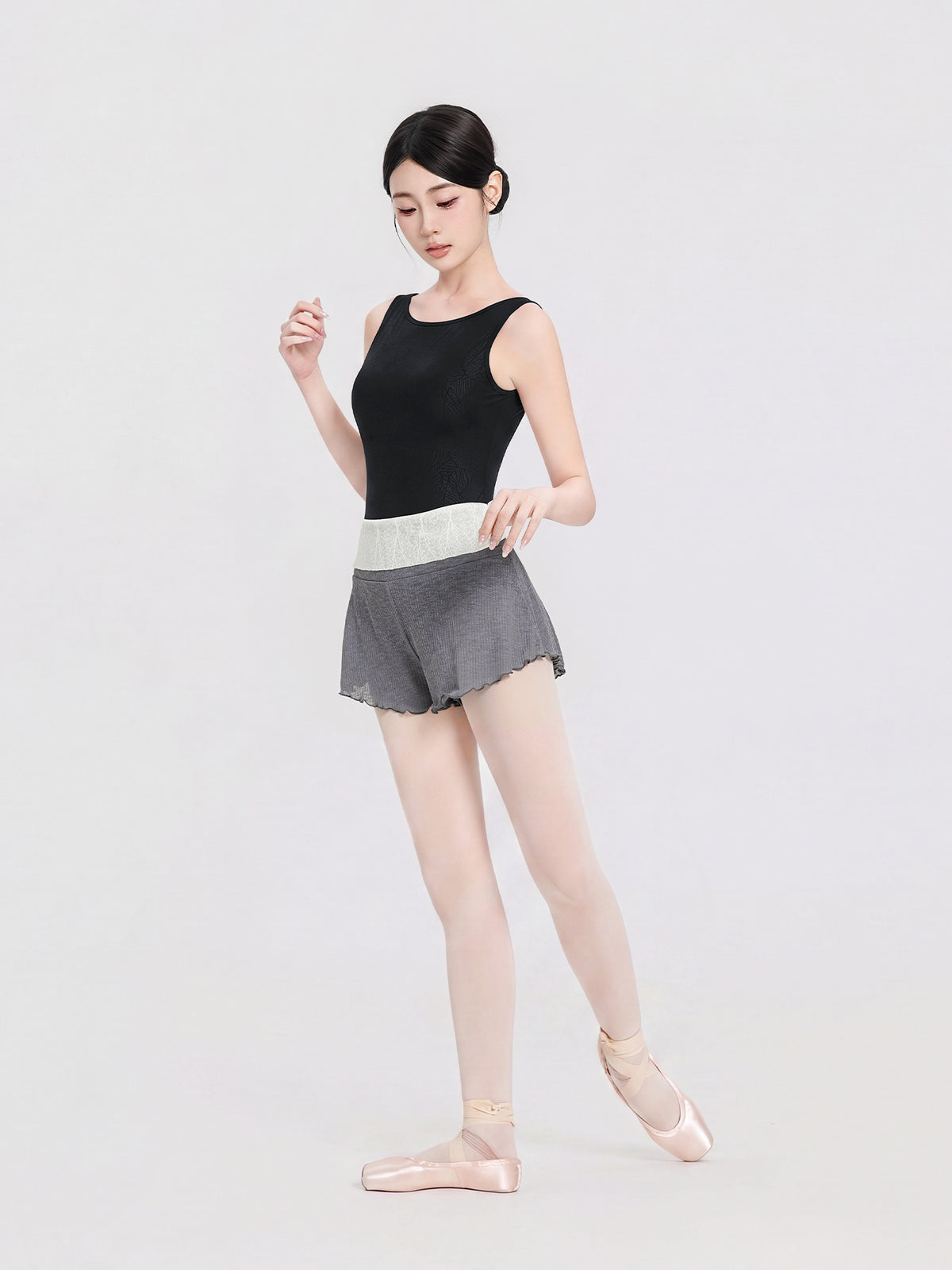 Adult nylon jacquard vest jumpsuit